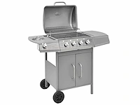 Gasgrill 4 + 1 kookzone zilver - afbeelding 3 van  10
