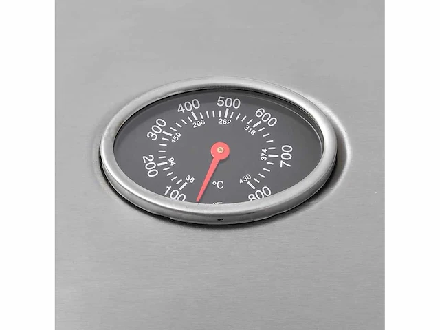 Gasgrill 4 + 1 kookzone zilver - afbeelding 9 van  10