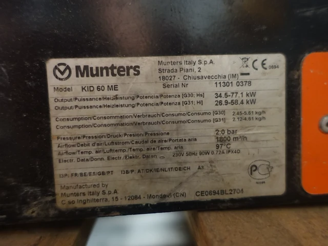 Gaskanon munters - afbeelding 3 van  3