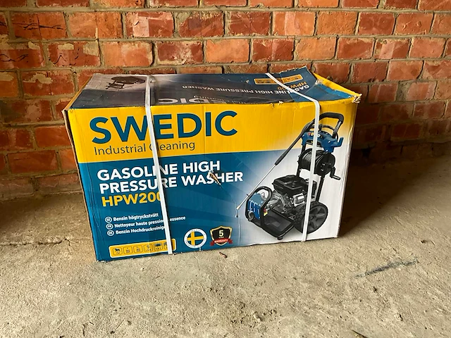 Gasoline swedic pressure wasser hpw200 - afbeelding 1 van  5