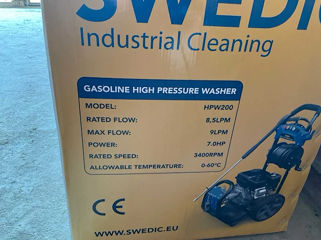 Gasoline swedic pressure wasser hpw200 - afbeelding 4 van  5