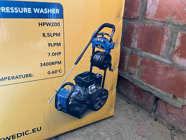 Gasoline swedic pressure wasser hpw200 - afbeelding 5 van  5