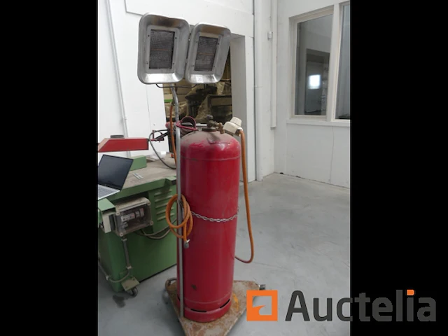 Gasradiant op trolley - afbeelding 1 van  4