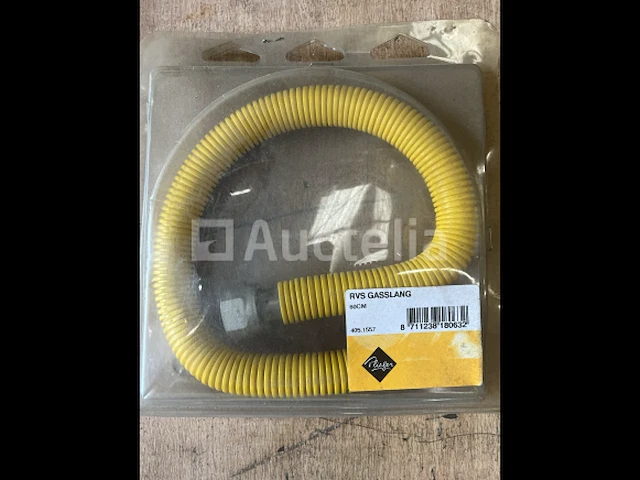 Gasslang rvs 60 cm - afbeelding 1 van  2