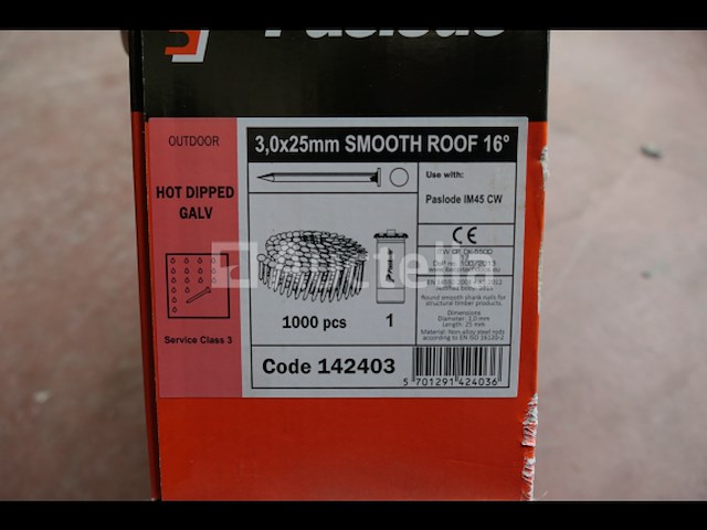 Gasspijkermachine + nagelbalans paslode impulse im45 cw - afbeelding 7 van  9