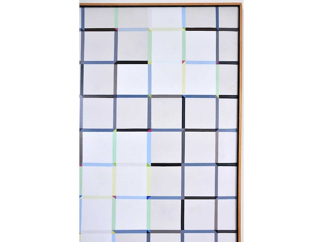 Gaston bogaerts - traces - olie op doek - 150x150 cm - afbeelding 2 van  14