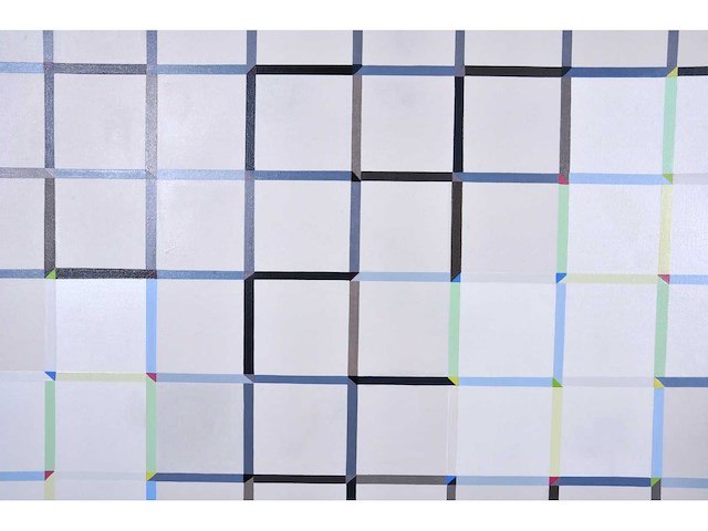 Gaston bogaerts - traces - olie op doek - 150x150 cm - afbeelding 4 van  14