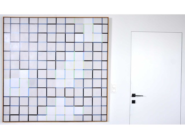 Gaston bogaerts - traces - olie op doek - 150x150 cm - afbeelding 10 van  14