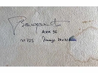 Gaston bogaerts (1921-2022) - lot van 4 - acryl op papier - afbeelding 4 van  22
