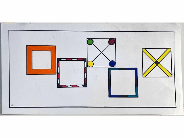 Gaston bogaerts (1921-2022) - lot van 4 - acryl op papier - afbeelding 9 van  22