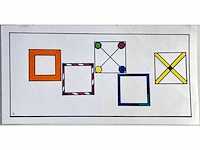 Gaston bogaerts (1921-2022) - lot van 4 - acryl op papier - afbeelding 9 van  22