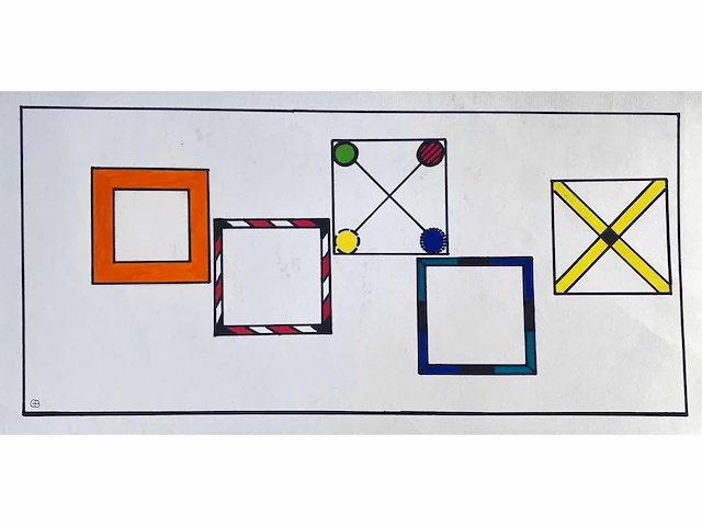 Gaston bogaerts (1921-2022) - lot van 4 - acryl op papier - afbeelding 10 van  22