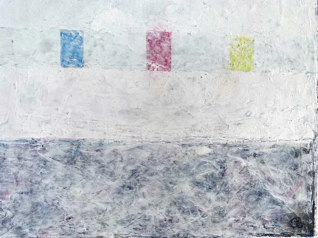 Gaston bogaerts (1921-2022) - lot van 4 - acryl op papier - afbeelding 19 van  22