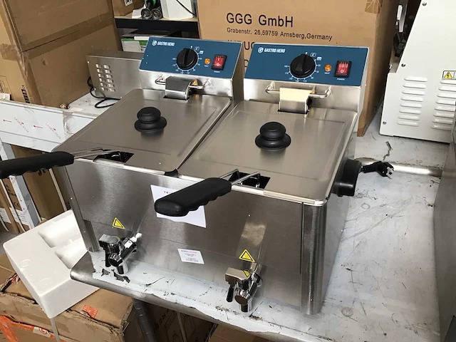 Gastro hero friteuse 2x 8 - afbeelding 1 van  6