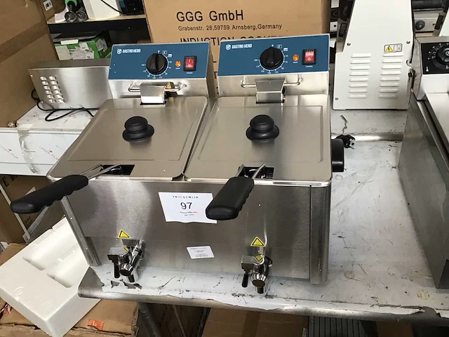 Gastro hero friteuse 2x 8 - afbeelding 2 van  6