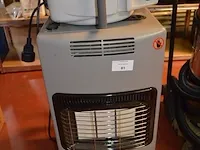 Gasverwarmer qlima, elektrische kabel op haspel as grijs (5,6) - afbeelding 1 van  10
