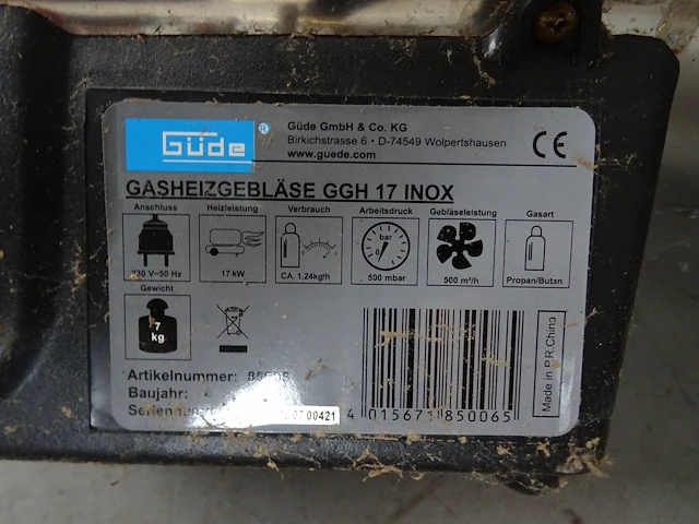 Gasverwarming güde - afbeelding 3 van  3