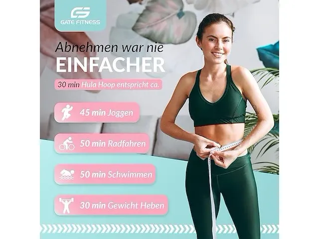 Gate fitness smart hoelahoep - afbeelding 2 van  2