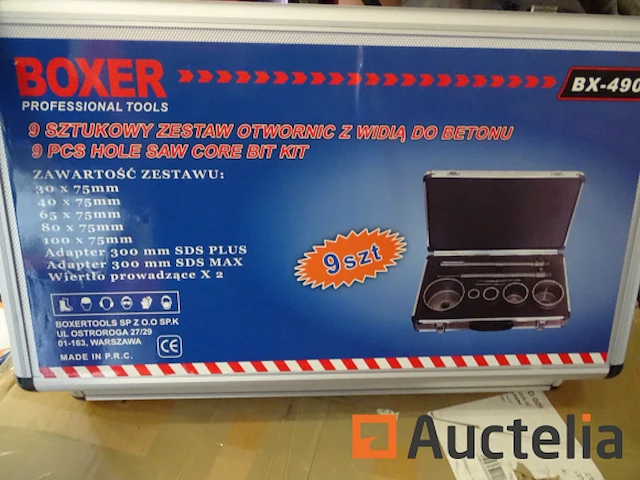 Gatenzagen in de doos (9 stuks) boxer bx-490 - afbeelding 1 van  5