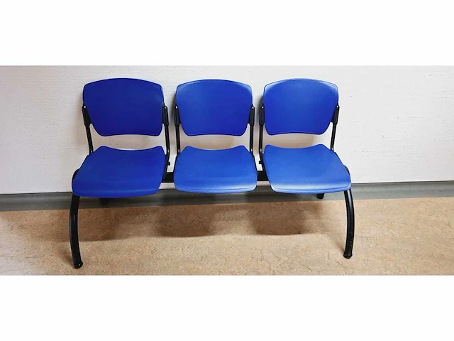 Gdb - wachtkamer bank voor 3 personen (2x) - afbeelding 1 van  5