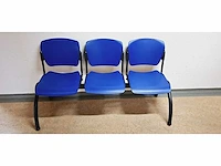 Gdb - wachtkamer bank voor 3 personen (2x) - afbeelding 1 van  5