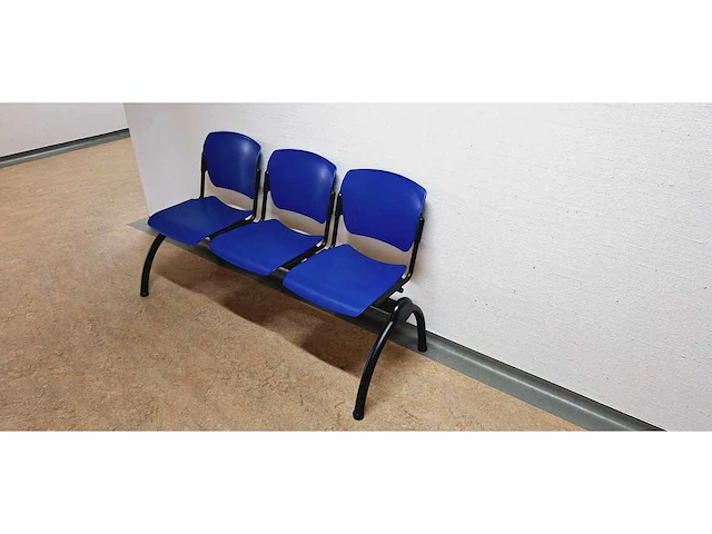 Gdb - wachtkamer bank voor 3 personen (2x) - afbeelding 2 van  5