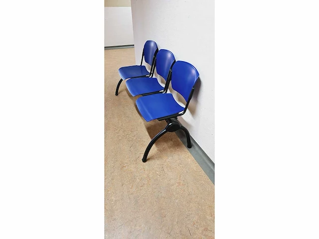 Gdb - wachtkamer bank voor 3 personen (2x) - afbeelding 3 van  5