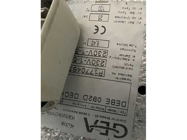 Gea kuba - debe 092d - plafondverdamper - afbeelding 3 van  4