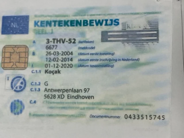 Geaccidenteerd voertuig mercedes s320 cdi, chassisnummer: wdb2200251a406677, nederlands kentekenbewijs - afbeelding 5 van  14