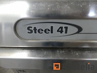 Geasfalteerde rvs vaatwasser + glazenspoelmachine - afbeelding 1 van  8