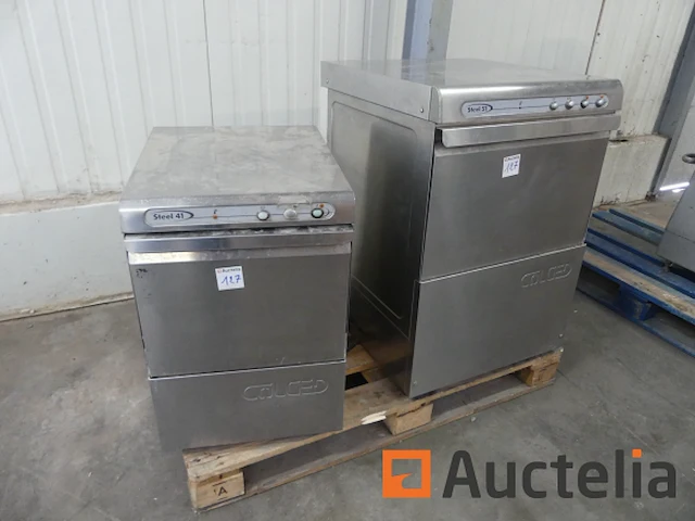Geasfalteerde rvs vaatwasser + glazenspoelmachine - afbeelding 6 van  8