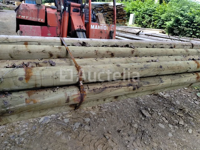 Geautoclaveerde sparrenstammen diameter 14 - afbeelding 2 van  4