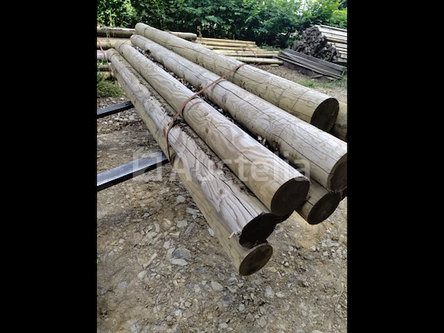 Geautoclaveerde sparrenstammen diameter 14 - afbeelding 3 van  4
