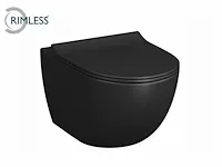 Geberit complete design zwart toiletset - afbeelding 2 van  2