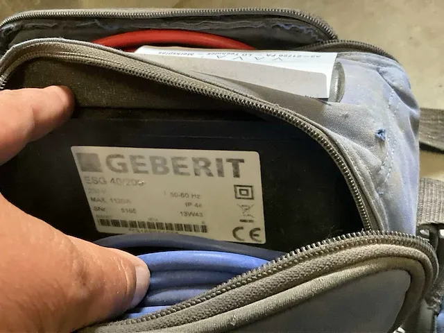 Geberit esg 40/200 lasapparaat (2x) - afbeelding 3 van  3