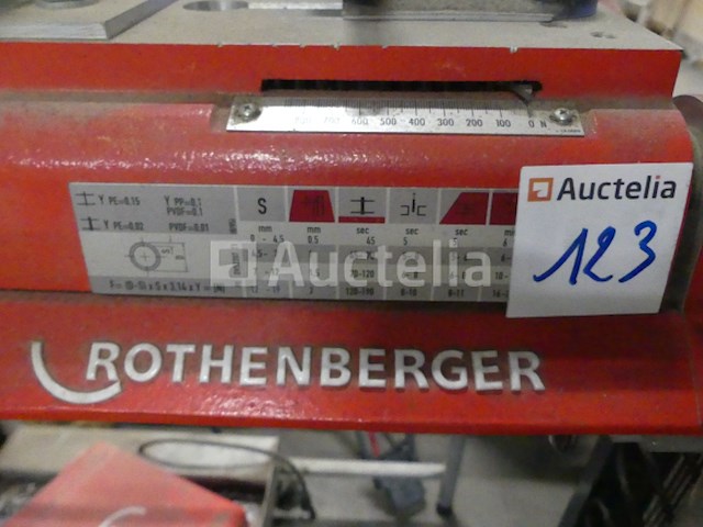 Geberit pijplasspiegel met toebehoren rothenberger p160 saniline - afbeelding 1 van  5