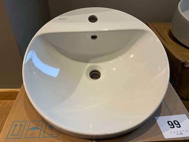 Geberit variform inbouw wastafel - afbeelding 1 van  3