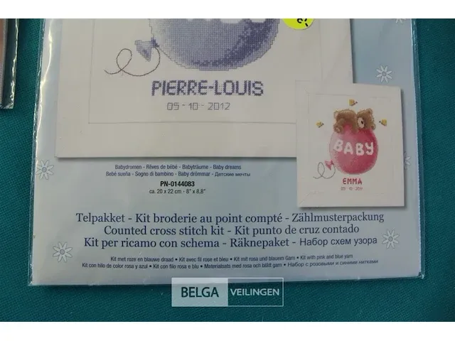 Geboorte doek 20x22cm vervaco - afbeelding 4 van  4