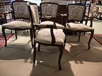 Geborduurde barok stoel (x4) - afbeelding 5 van  6