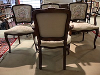 Geborduurde barok stoel (x4) - afbeelding 6 van  6