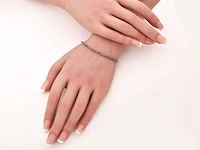 (gecertificeerd) armband met natuurlijke zwarte diamanten 5,54 g - afbeelding 3 van  6