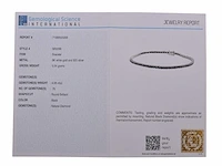 (gecertificeerd) armband met natuurlijke zwarte diamanten 5,54 g - afbeelding 5 van  6