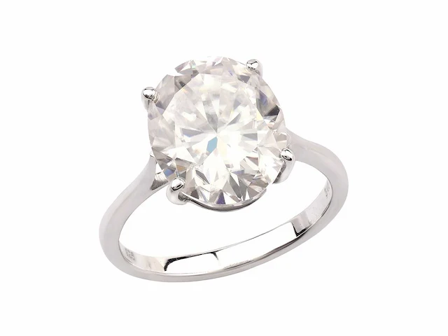 (gecertificeerd) ring met ovale slijpvorm 2.83g - afbeelding 2 van  6