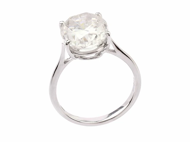 (gecertificeerd) ring met ovale slijpvorm 2.83g - afbeelding 3 van  6