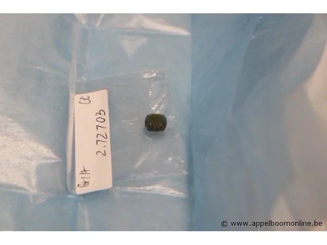 Gecertificeerde tourmaline steen kleur groen, briljant cut, 2,72ct - afbeelding 2 van  3