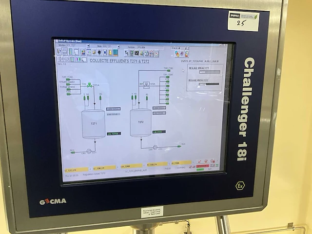 Gecma challenger 18i atex bedieningspaneel - afbeelding 2 van  4