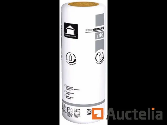 Gecoat glas wol ep. 100 mm: 100 m² - afbeelding 1 van  4