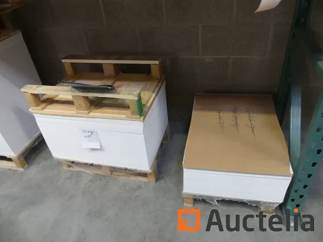 Gecoate papiermachine half mat 46x64 - afbeelding 1 van  10