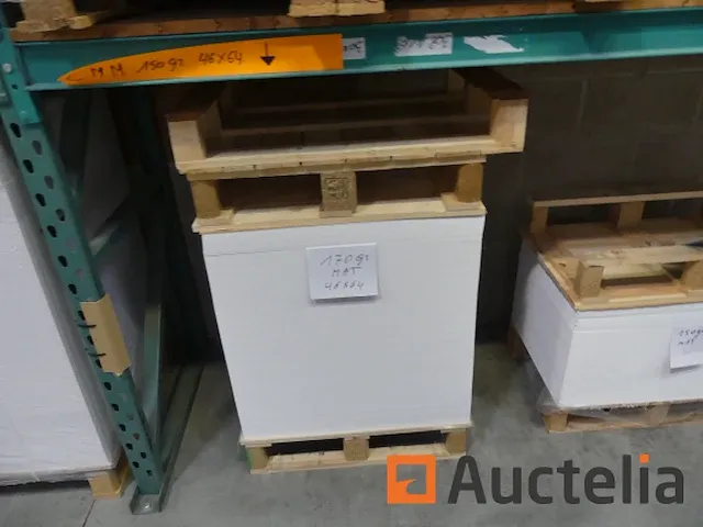 Gecoate papiermachine half mat 46x64 - afbeelding 7 van  10