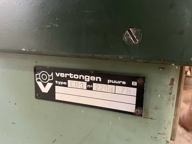 Gecombineerde vlakvandiktebank/schaafmachine vertongen c03n 2208 c-630 - afbeelding 3 van  11